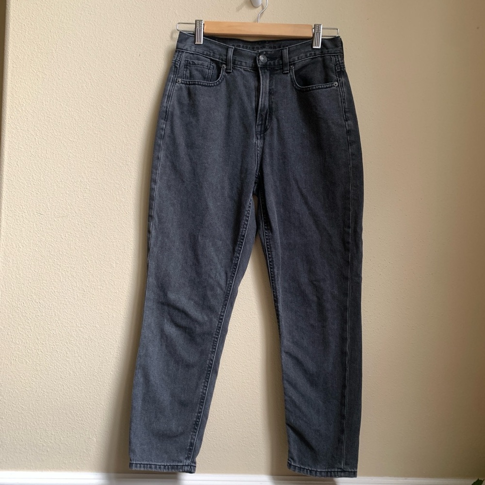 AE American Eagle Outfitters Mom Jeans High Waisted Womens Size 0 X-Short Petite